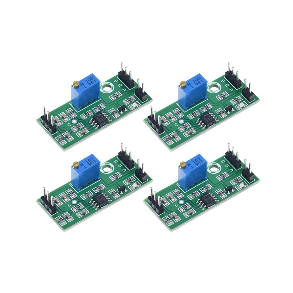 LM393 Dual Output Comparator Module 4PCS Set 39.5 mm x 17.2 mm PCB Size 4.5-28V