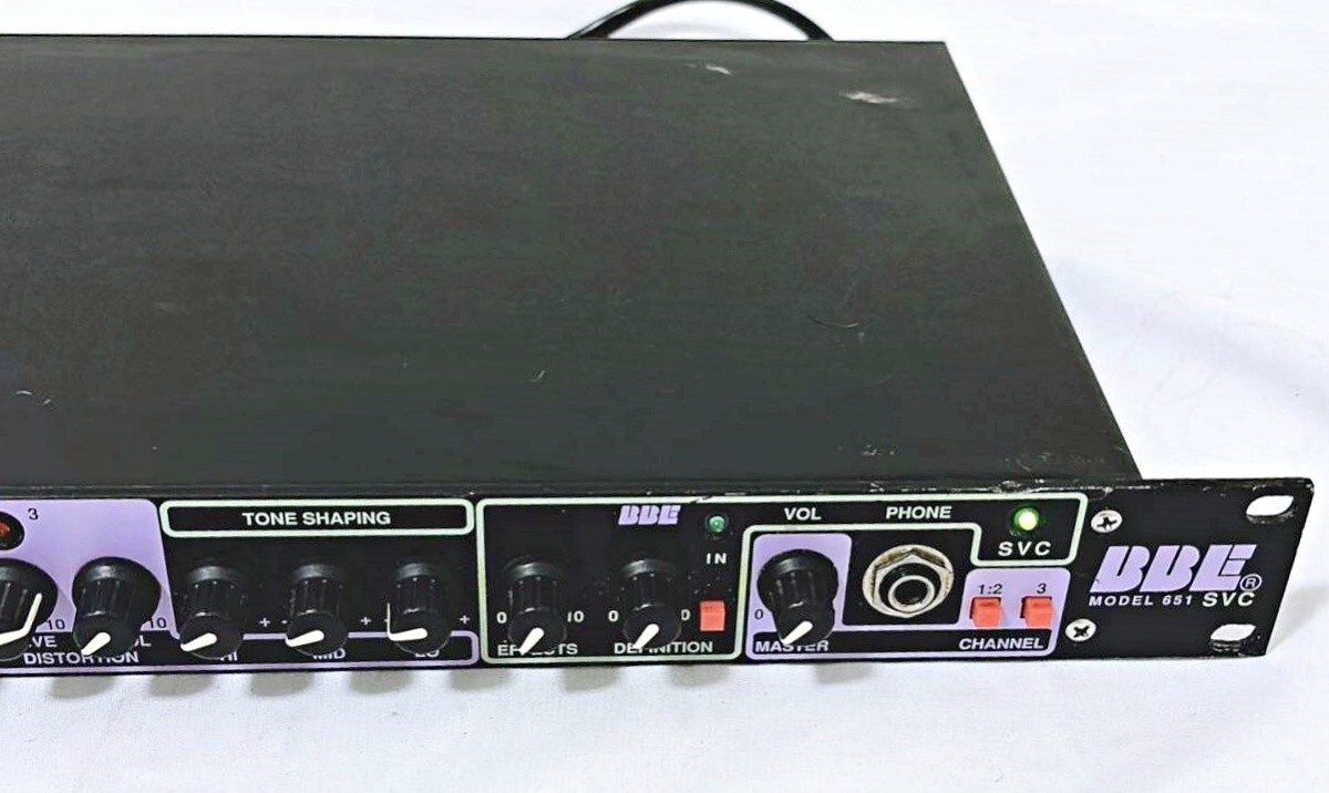 BBE 651 3 Channel Guitar Preamp