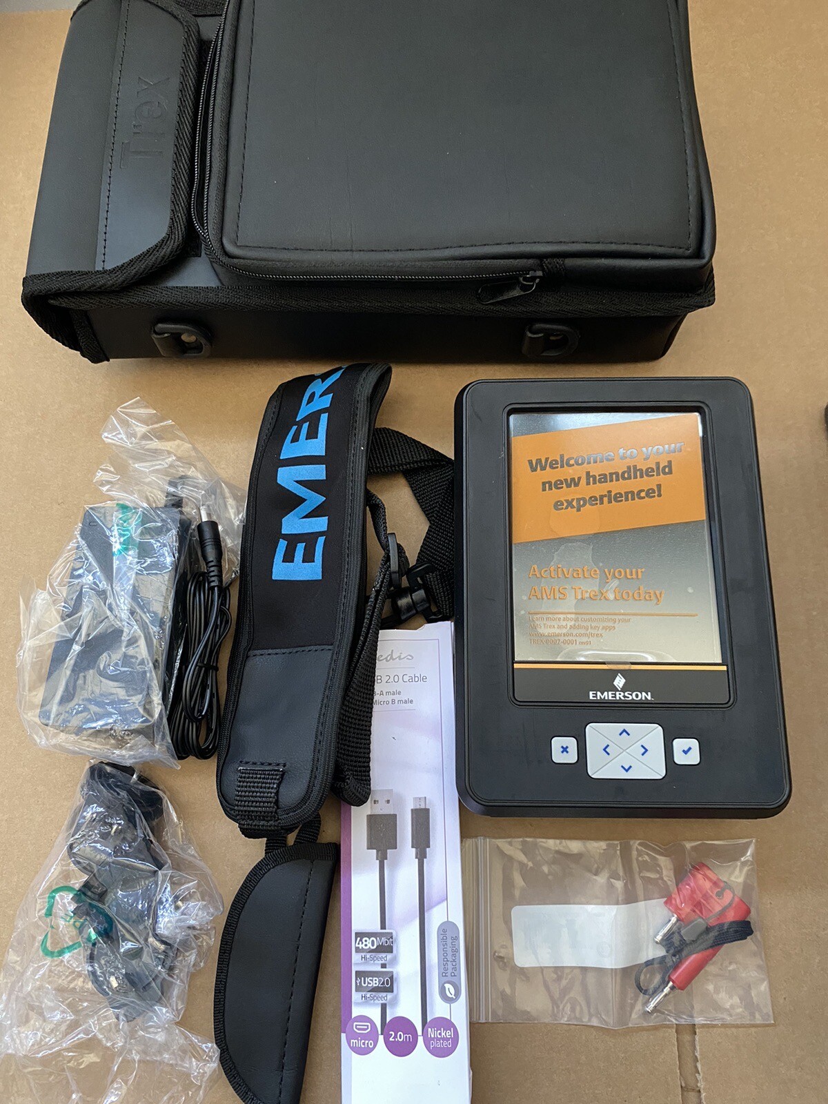 Emerson TREXLHPKLWS3S AMS Trex Communicator, HART, Loop Power Plus Module
