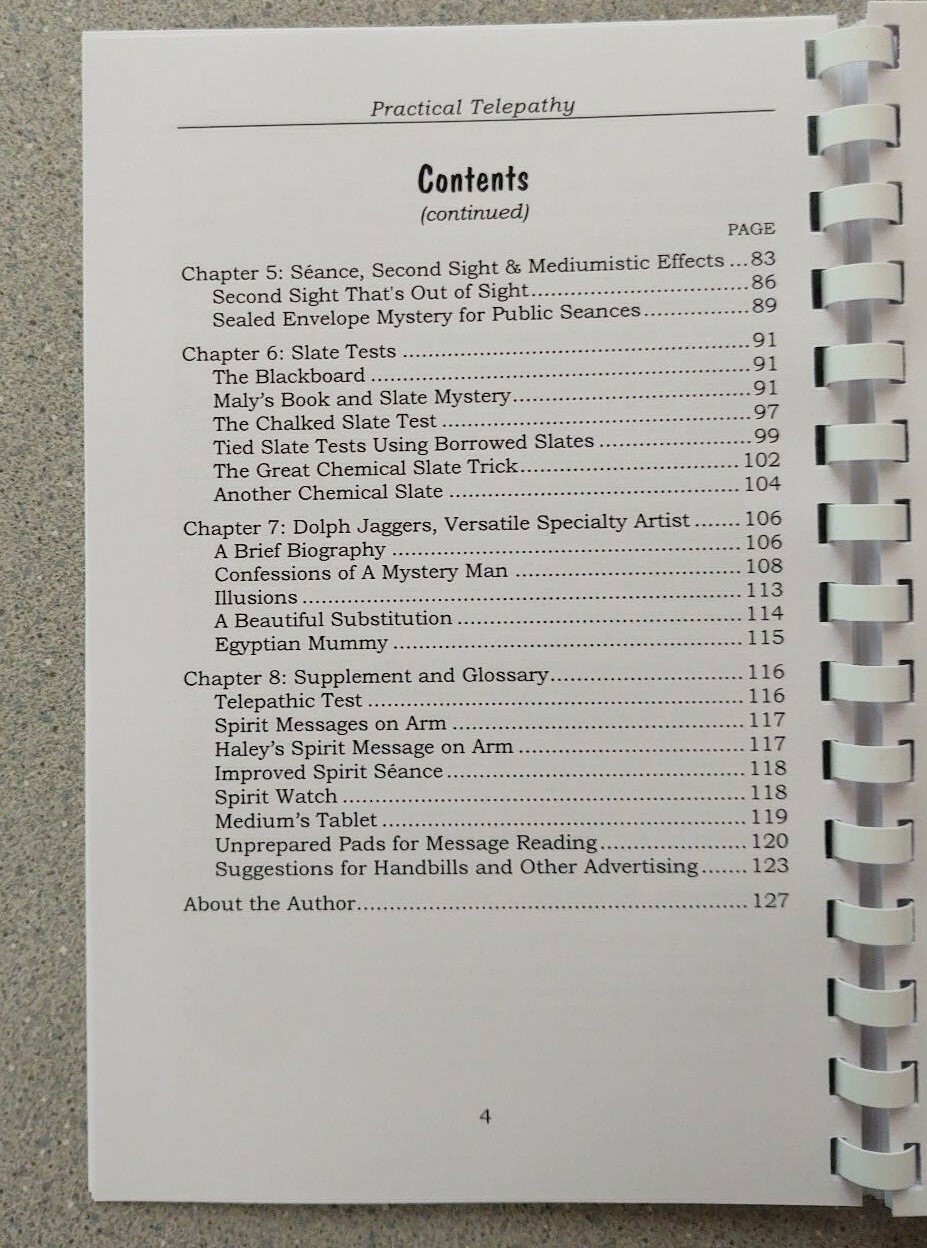 Practical Telepathy (sequel to "The Dr. X Book")