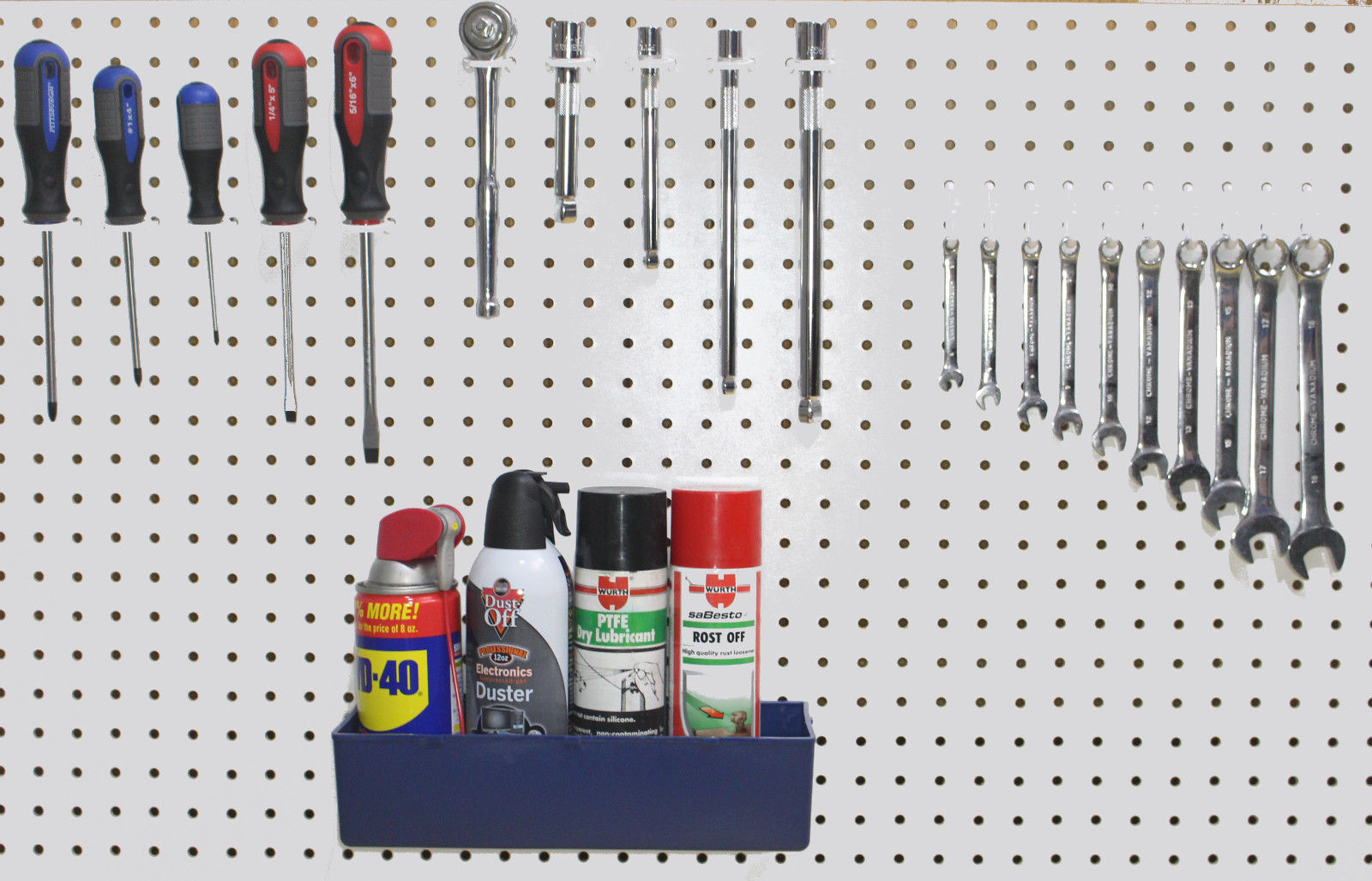 Plastic BLACK Parts Storage Bins Peg Tool Board Workbench PEGBOARD NOT INCLUDED