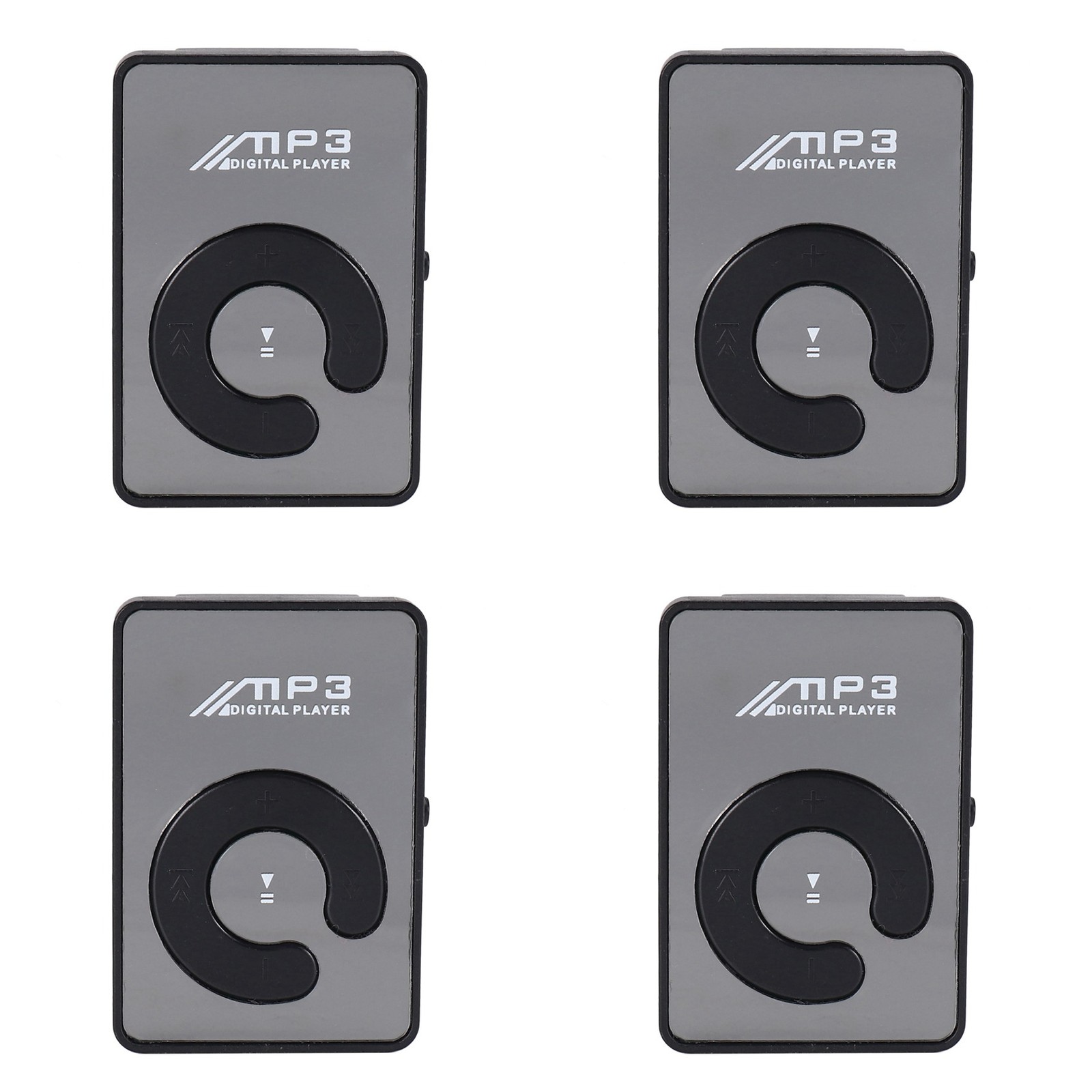 4X   Clip USB Digital MP3 Music Player Support 8GB  TF Card Black L4I42541