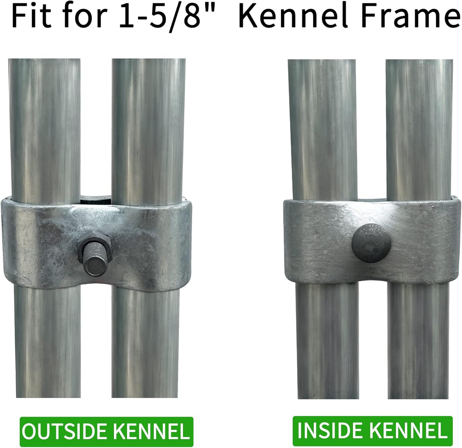 8 Set Dog Kennel Panel Clamps for 1-3/8" round Pipe Frame