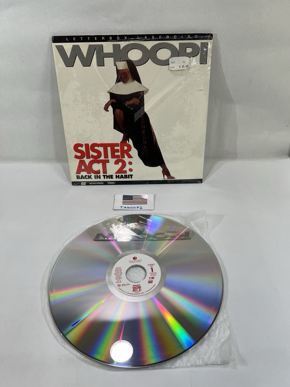 Sister Act 2: Back in the Habit LaserDisc 1993 Comedy Whoopi Goldberg Touchstone