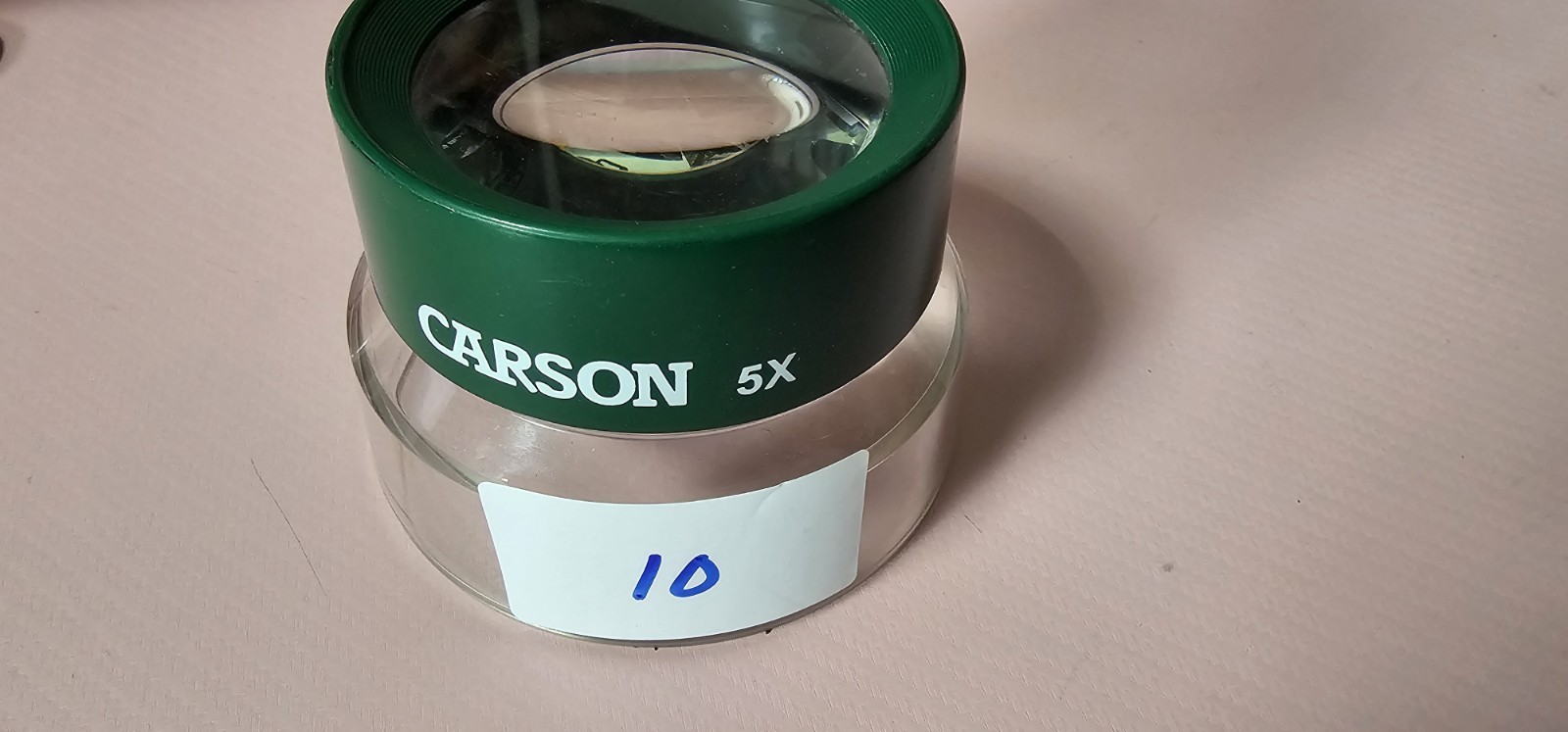 CARSON 5X LumiLoupe LL-5 Large Magnifier 4" wide see pics Used - M10