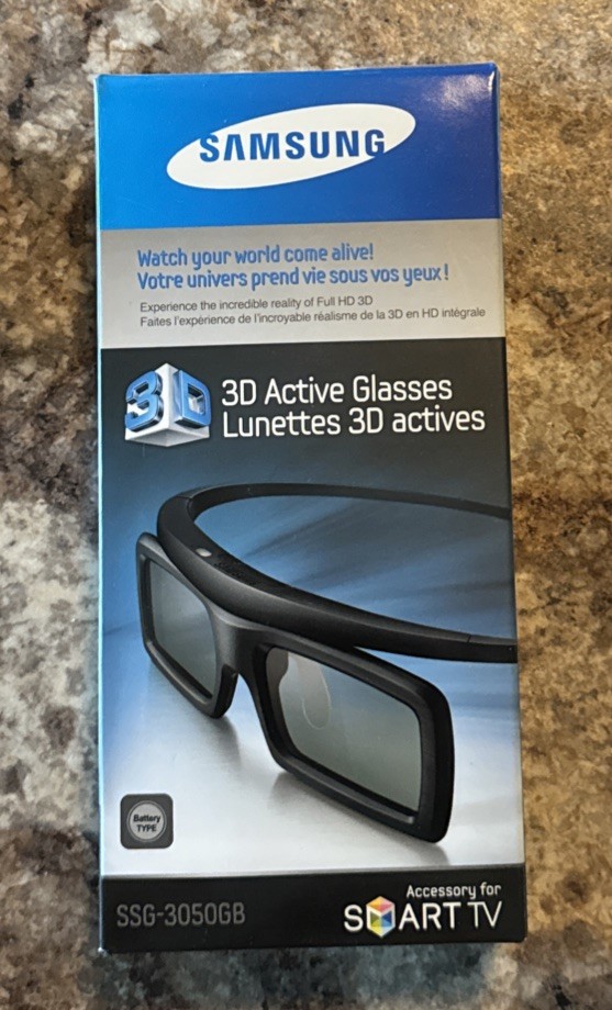 ~😎 Samsung 3D Active Glasses Full HD For TV SSG-3050GB Open Box~