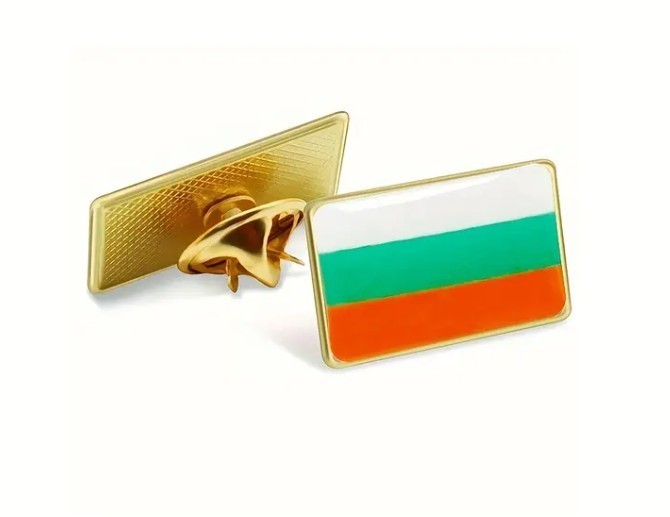 Bulgaria Pin Flag Bulgarian Flag Pin Zname na Bălgariya
