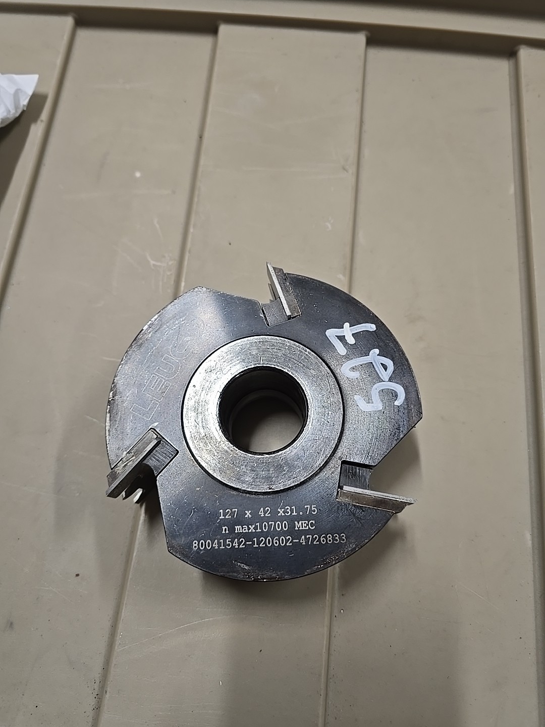LEUCO USED Blade Shaper Cutter Cutting Head Replaceable Insert 127x42x31.75