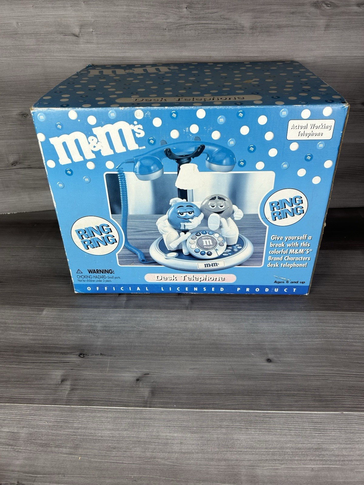 M&M'S Animated Telephone Talking Light Up with Original Box