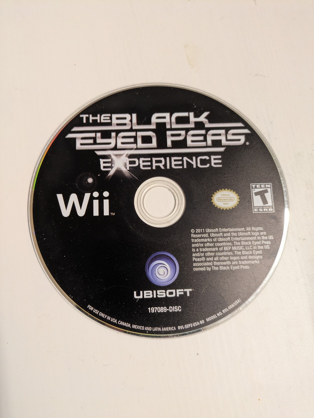 Nintendo Wii The Black Eyed Peas Experience – Game Disc Only