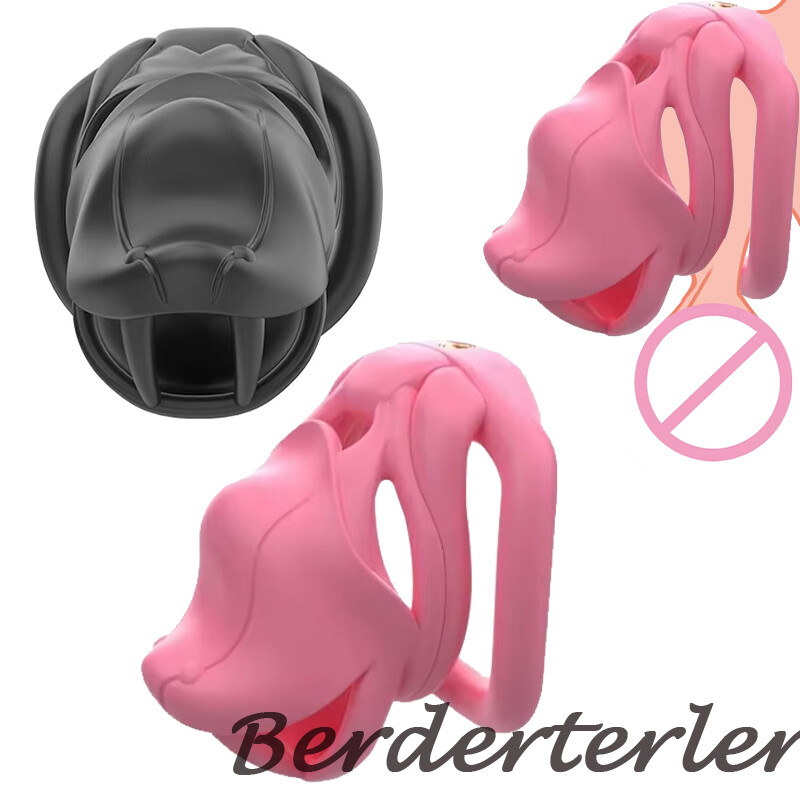 Male Chastity Cage Bionic Abstinence Cage Sissy Available Anti-cheating Gay Belt