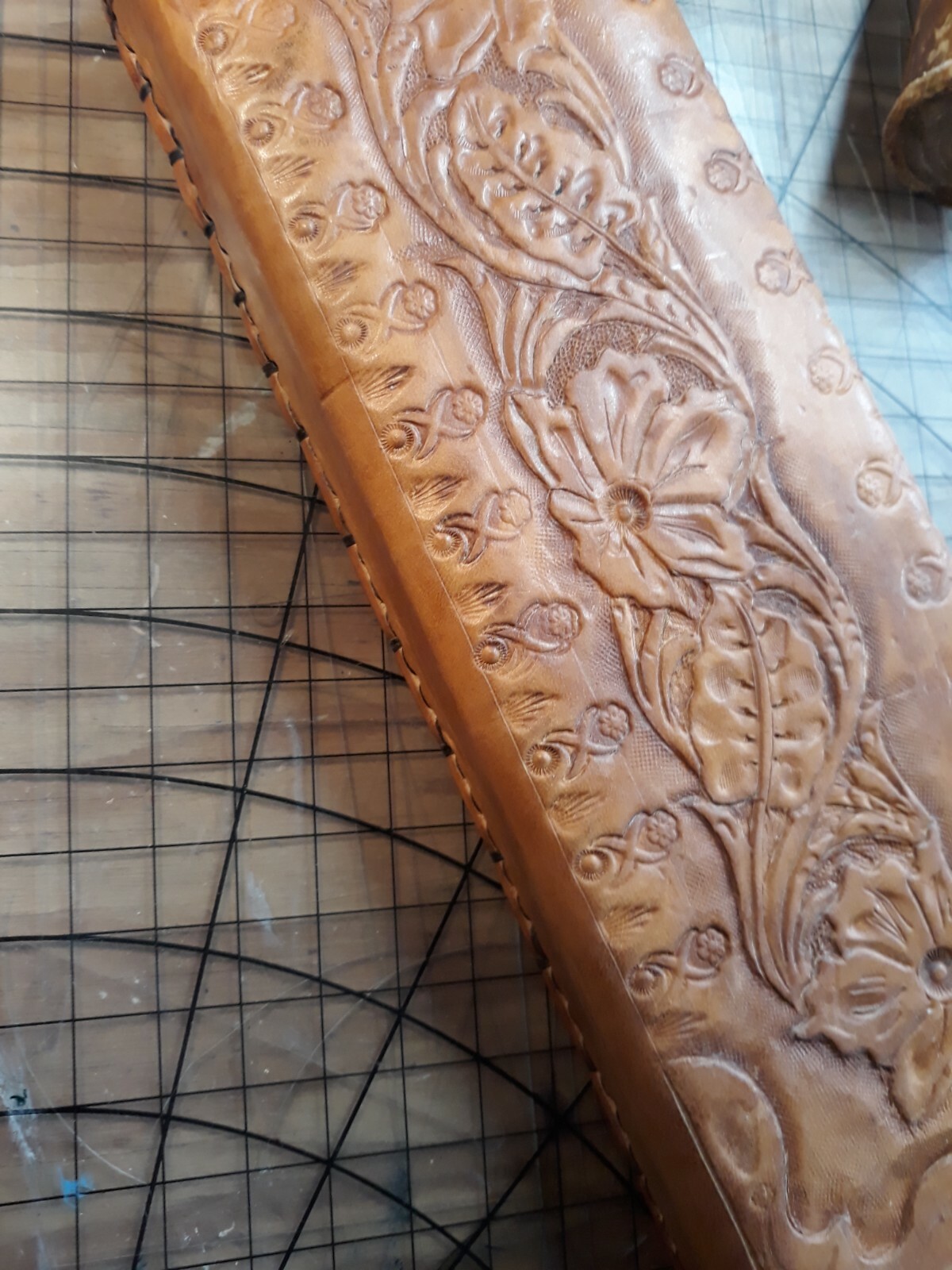 Rifle Adjustable Sling ~ Plain or Hand Tooled or Leather LACED - Padded