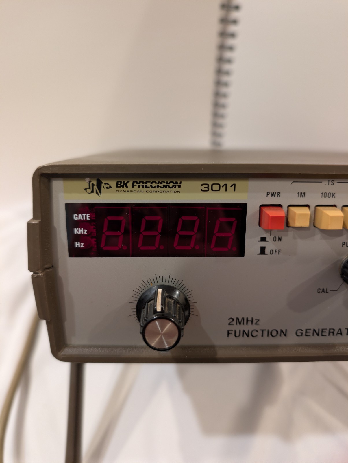 BK Precision 3011 Function Generator — Tested Working — 2 MHz, Digital Display