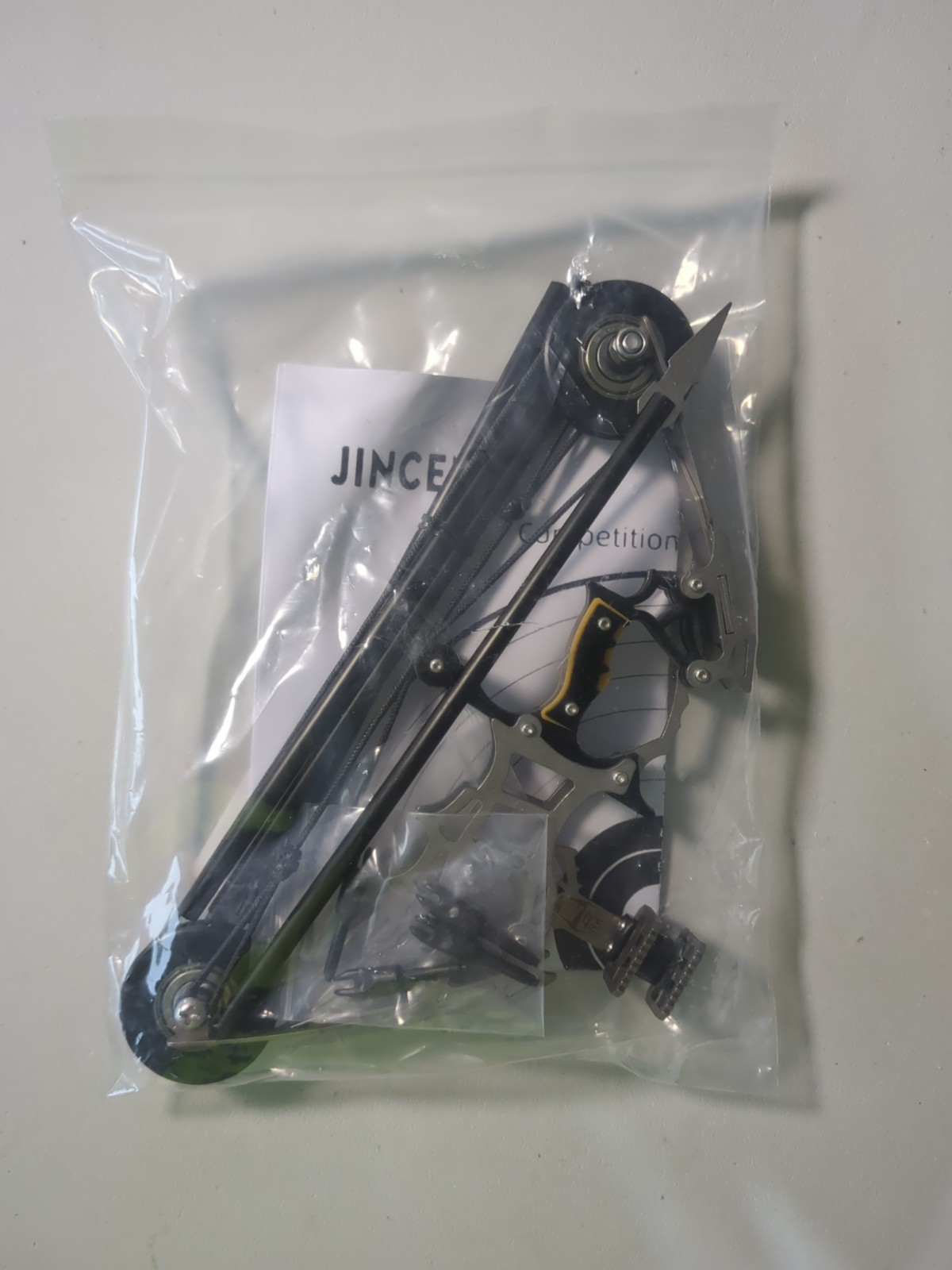 JINCENE Mini-compound bow Compound Bow Set Aluminum Silver/Black W/ Arrows.