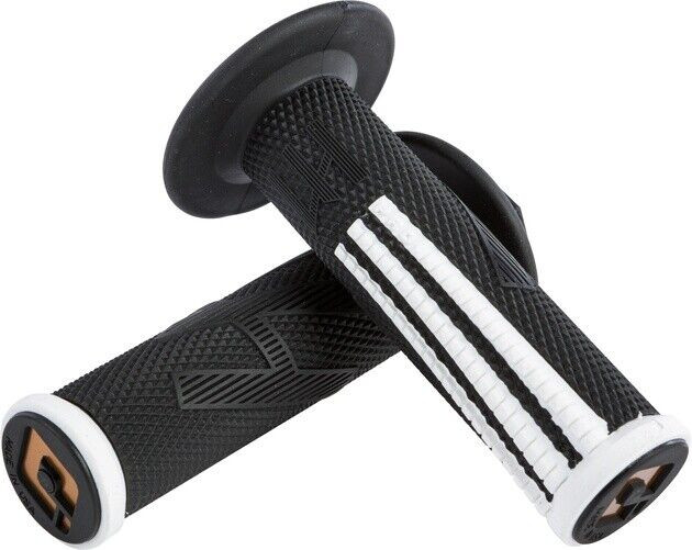 ODI Grips EMIG2 Pro V2 Lock-On Grip System Black and White 206-1080
