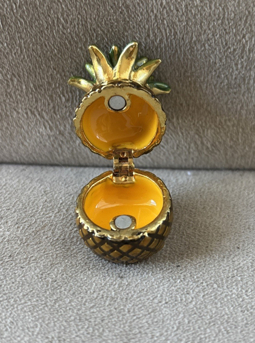 Art Form Trinket Box Pineapple 1.5"