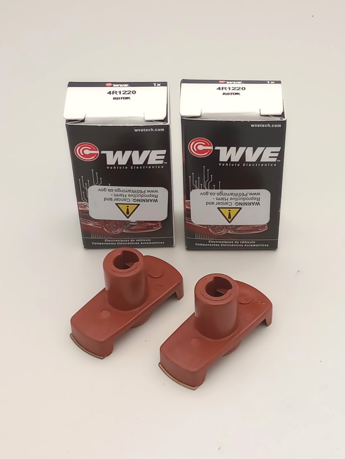 WVE 4R1220 Ignition Distributor Rotor GB341 (Pack of 2)