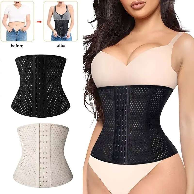 Women’s Tummy Control Body Shaper Waist Trainer Belt Postpartum Fitness Girdle