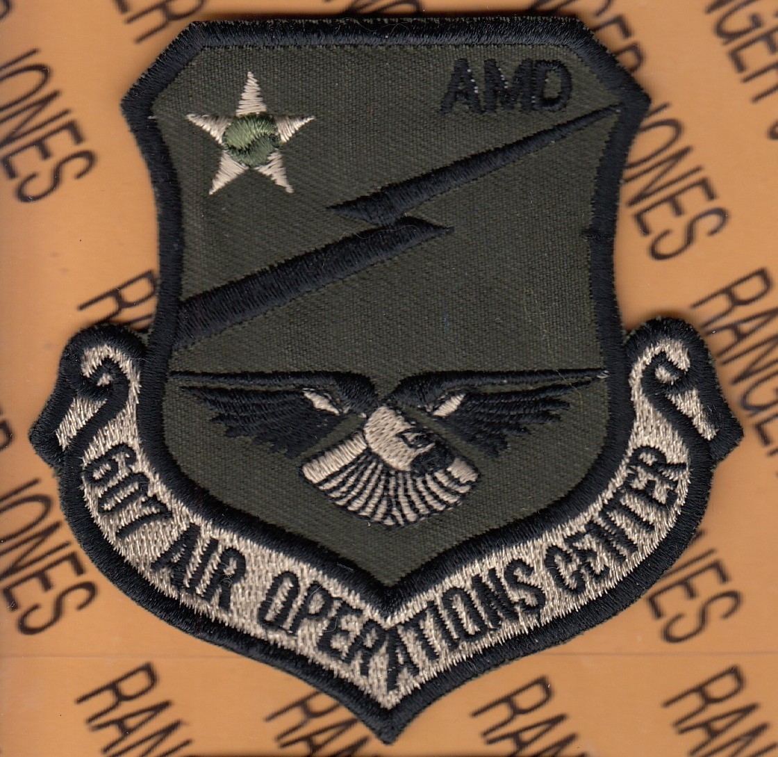 USAF Air Force 607th Air Operations Center AOC AMD OCP No HOOK ~3.5" patch c/e