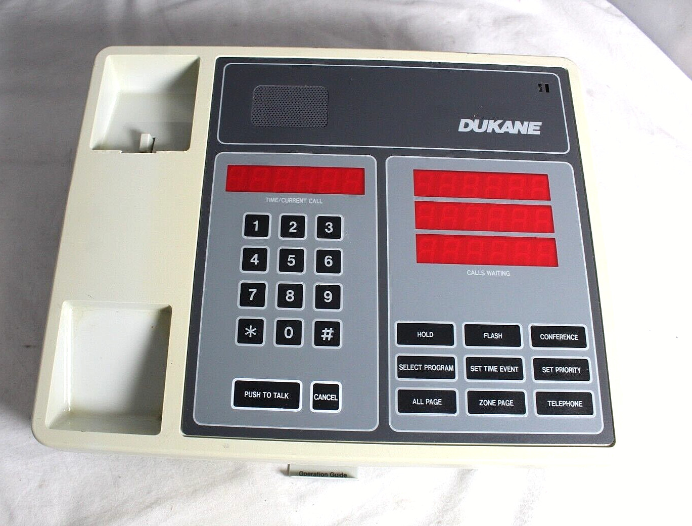 Dukane 7A1100F Master Call Station Console - No Handset Included