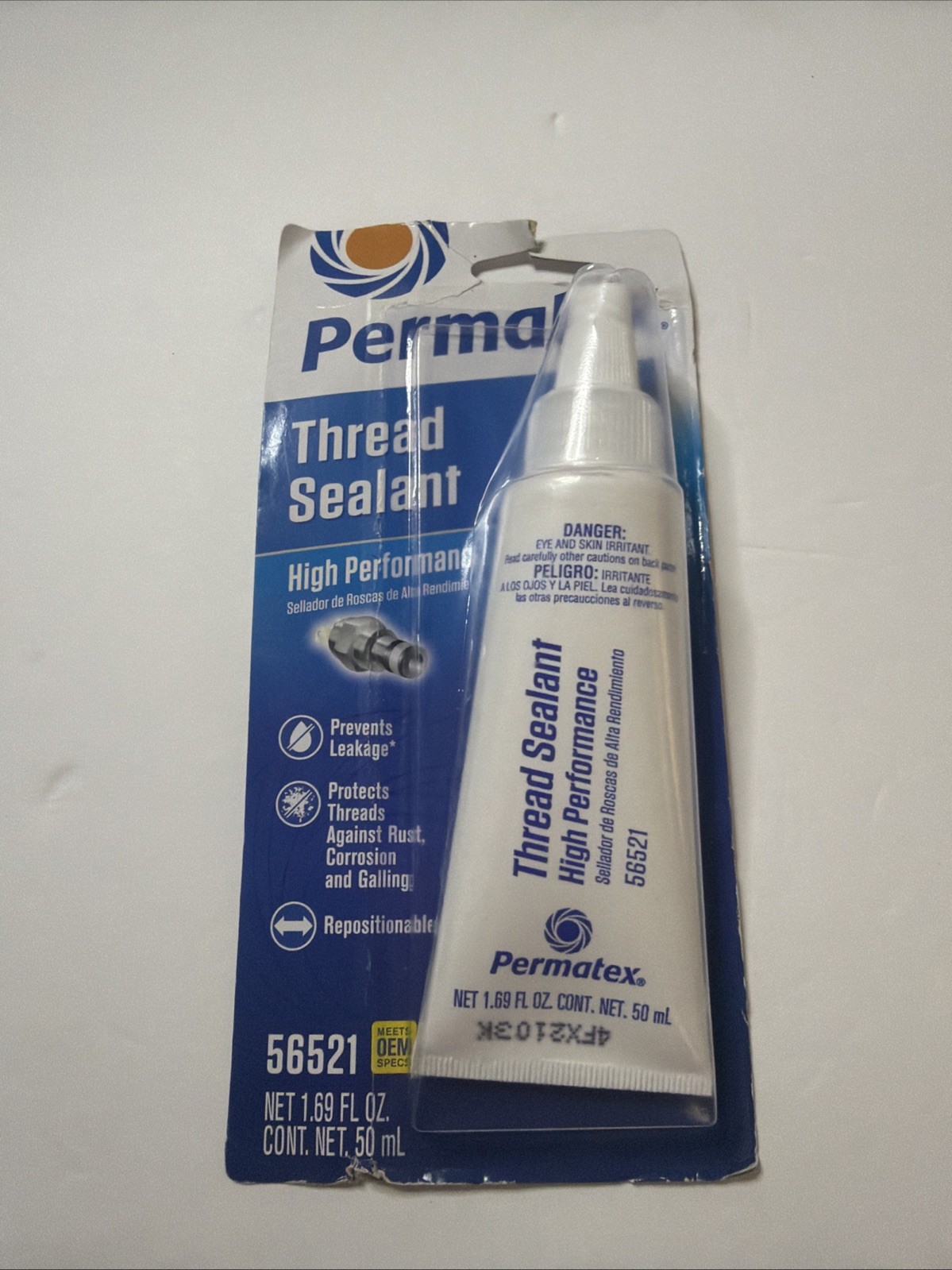 Permatex 56521 High Performance Thread Sealant 50mL -New