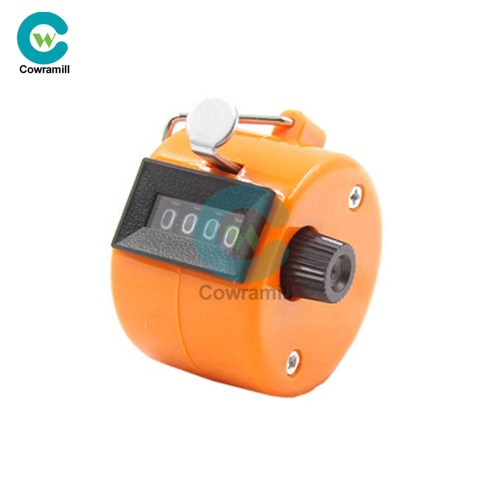 Handheld Mechanical Tally Counter Hand Held 4 Digit Counting Handy Convenient