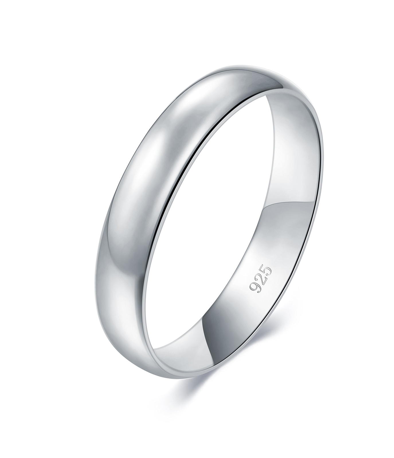 BORUO Silver Ring – 925 Pure Sterling Silver Ring - Sterling Silver Rings