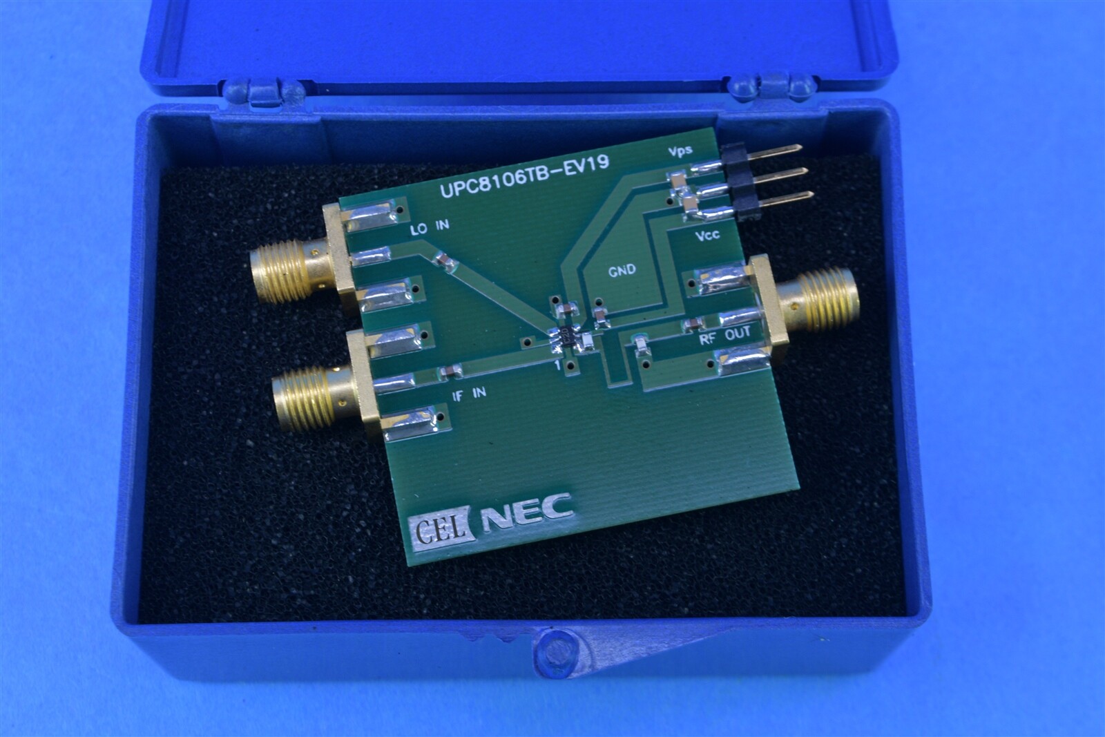 CEL UPC8106TB-EV19 1.9GHz series Upconverter Evaluation Board LO-IN/IF-IN/RF-OUT