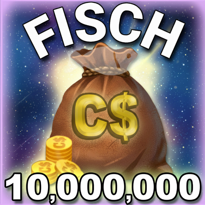 🐟 FISCH | 10,000,000 C$ Coins ⚡FASTEST DELIVERY⚡