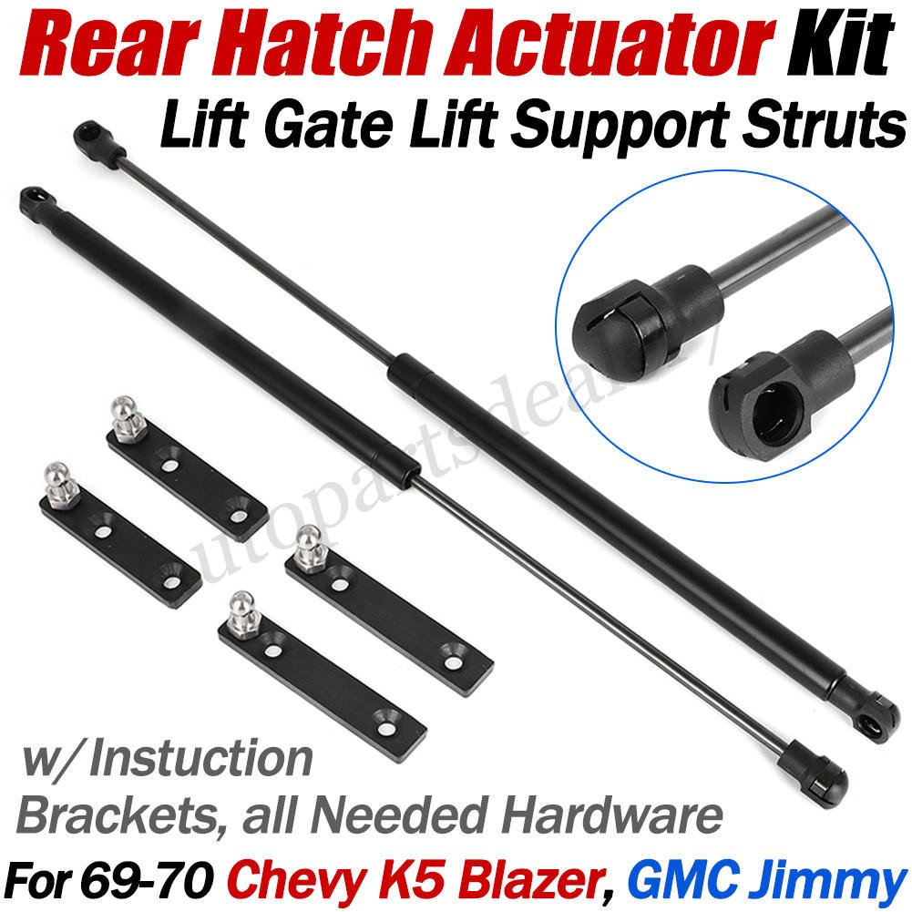 FOR 1969-70 CHEVY K5 BLAZER GMC JIMMY REAR DOOR HATCH ACTUATOR KIT LIFT SUPPORTS