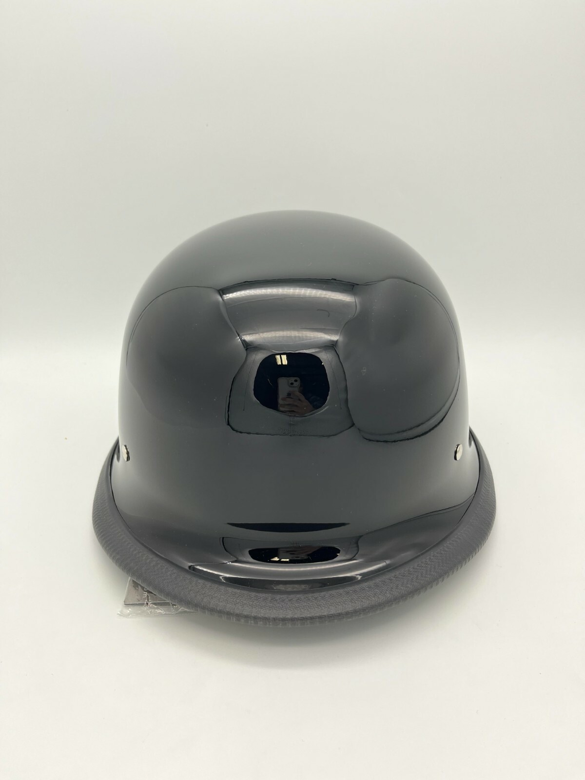 Daytona German Half Shell Helmet Quick Release Gloss Black Large Open Box