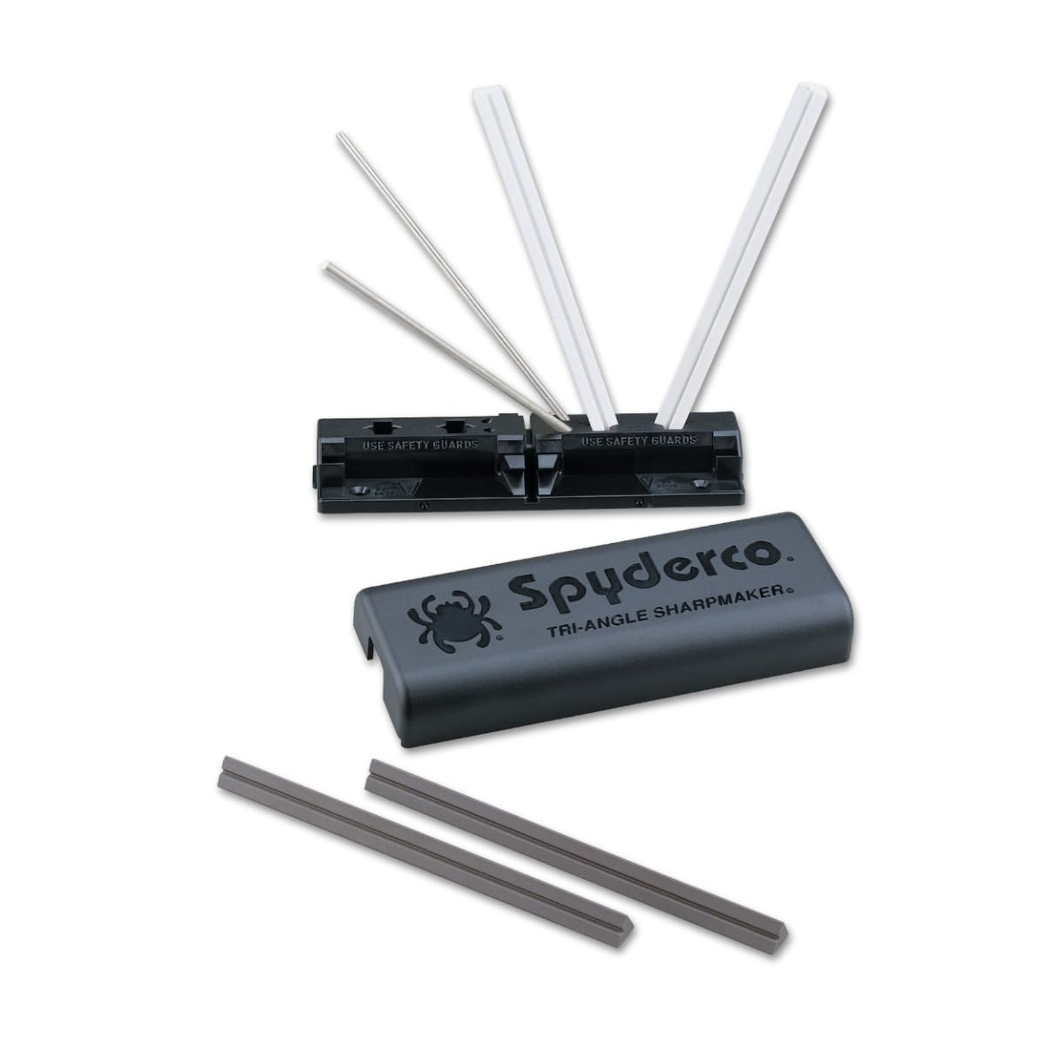 Spyderco Tri-Angle Sharpmaker, Complete Knife Sharpening System with Medium G...