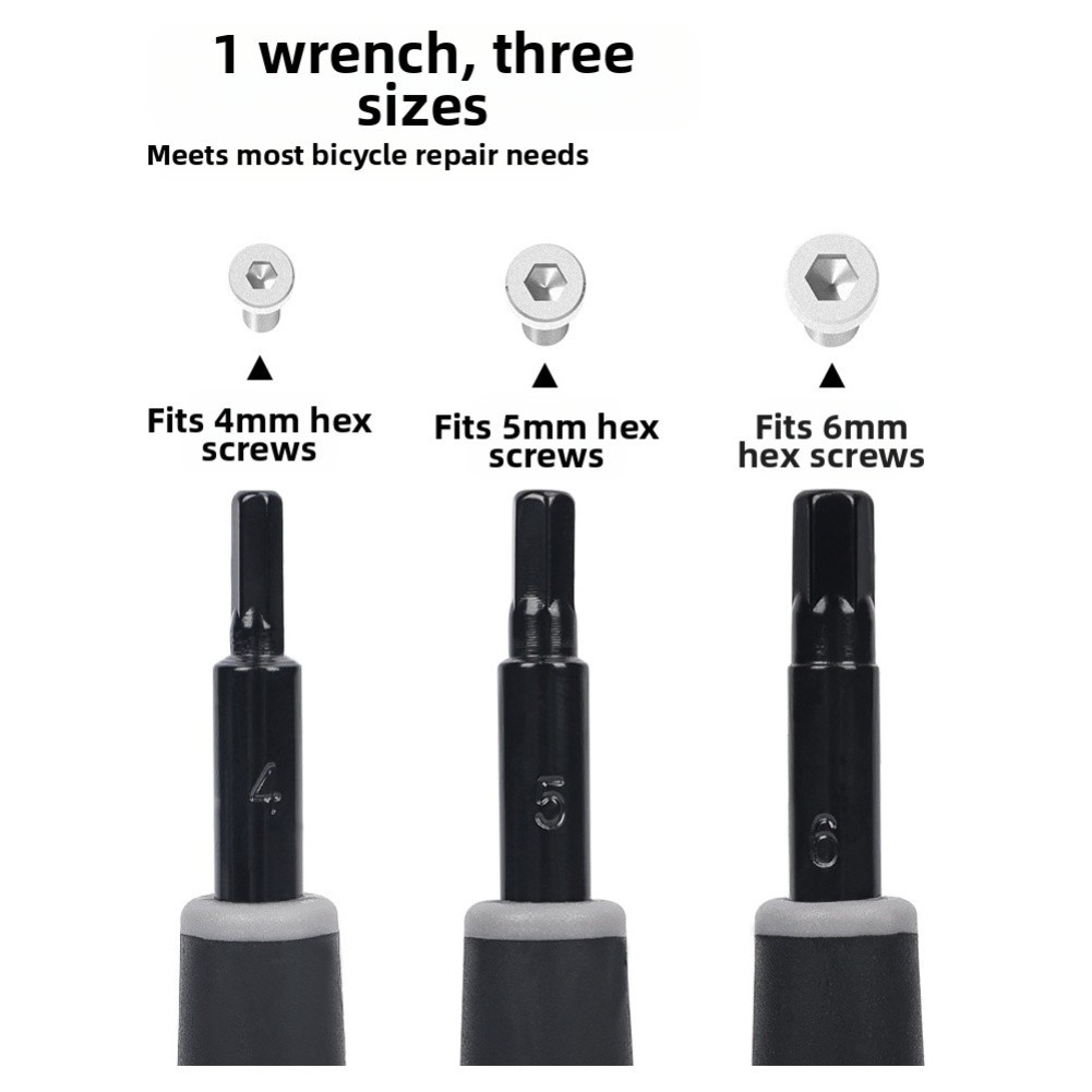 Multi Function 3 Way Y Shaped Wrench Lightweight Alloy Steel Cycling Tool