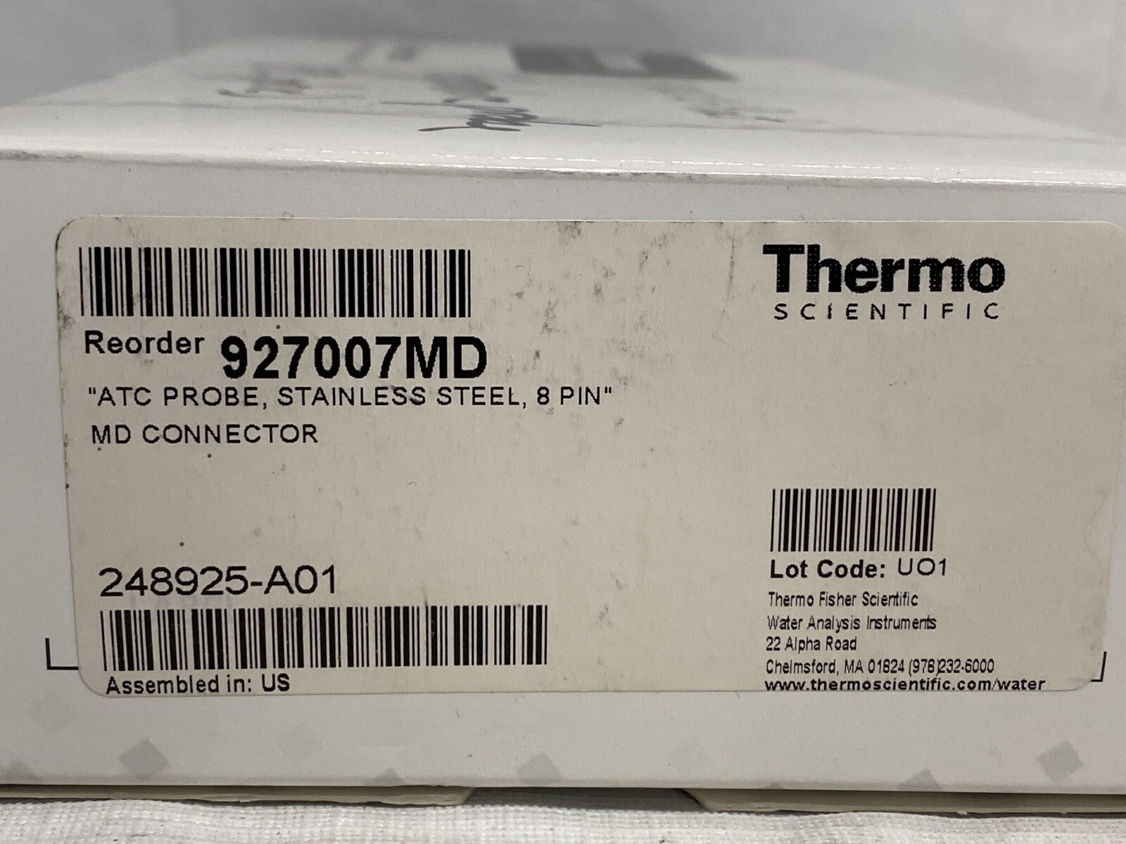 ORION Automatic Temperature Compensation ACT Probe 8-Pin MD Connector 927007MD