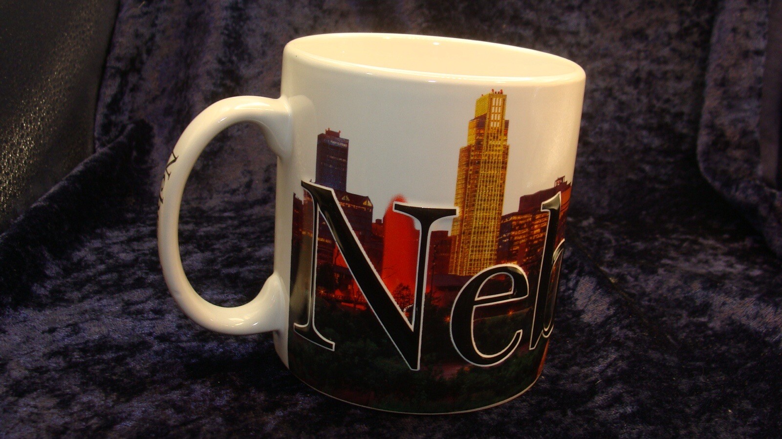 NEBRASKA MUG ~ Embossed & 3D ~ 2022 ~ 4” ~ EXCELLENT CONDITION ~