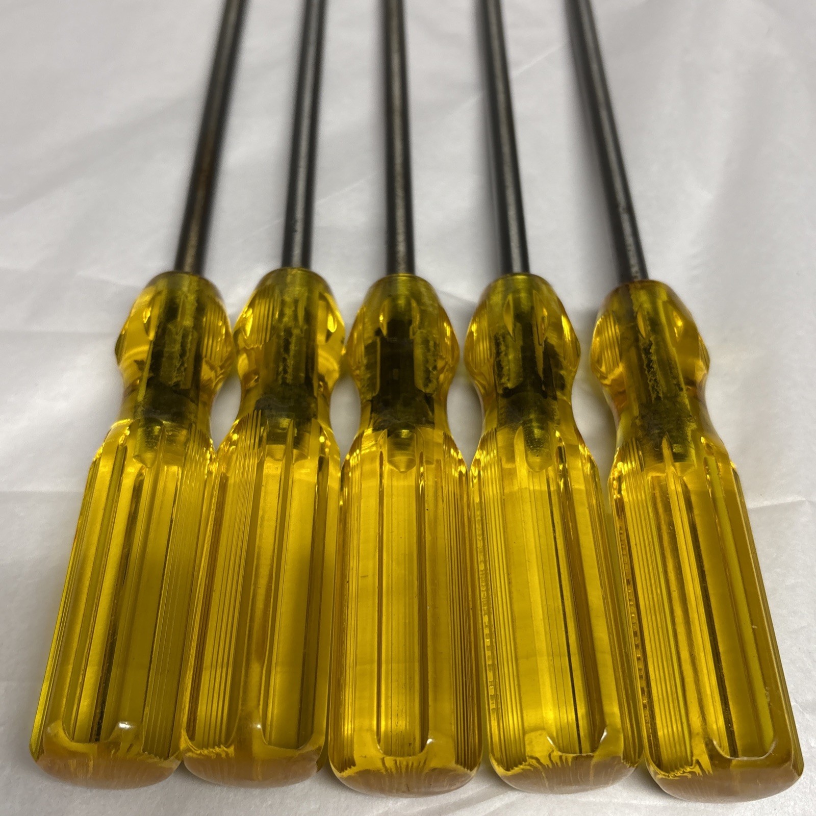 Vintage Stanley Utility 703-3 Phillips Head #3 Tip Screwdriver USA Lot Of 5 NOS