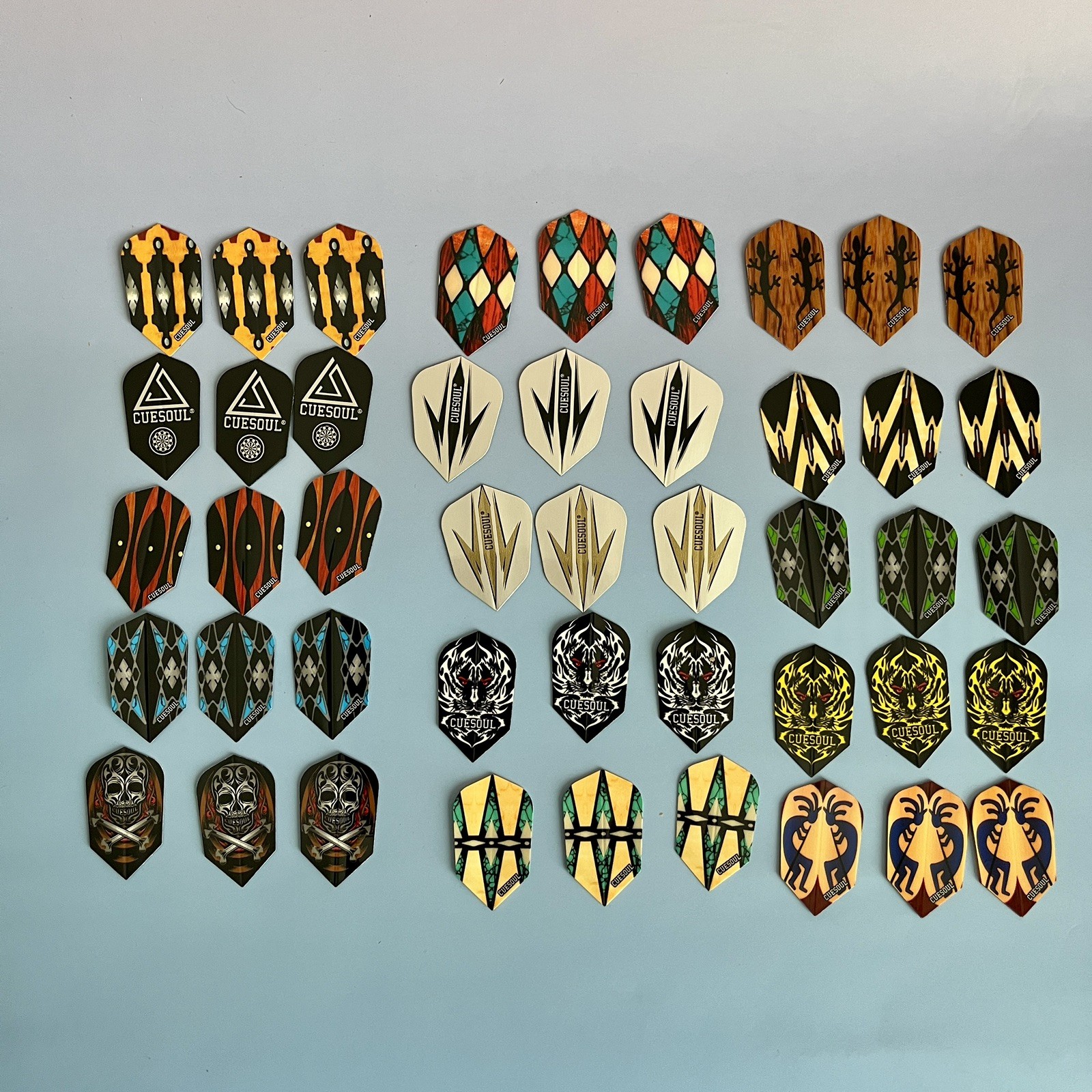 CUESOUL 45PCS Slim Dart Flights For Soft- or Steel- Tip Darts Wholesale Prices