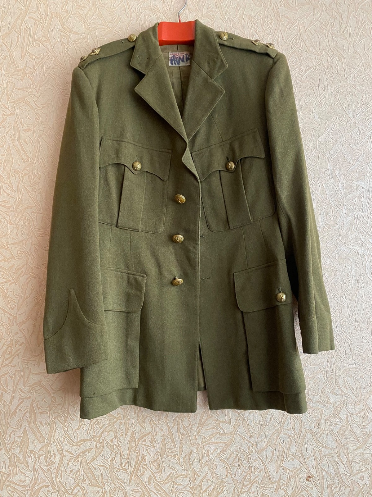 Vintage J. Dege & Sons British Army Officer Tunic Royal Corps of Signals Bespoke