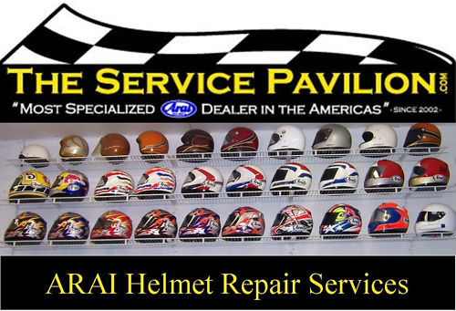 Arai Helmet Repairs, Parts & Service -Need it serviced?
