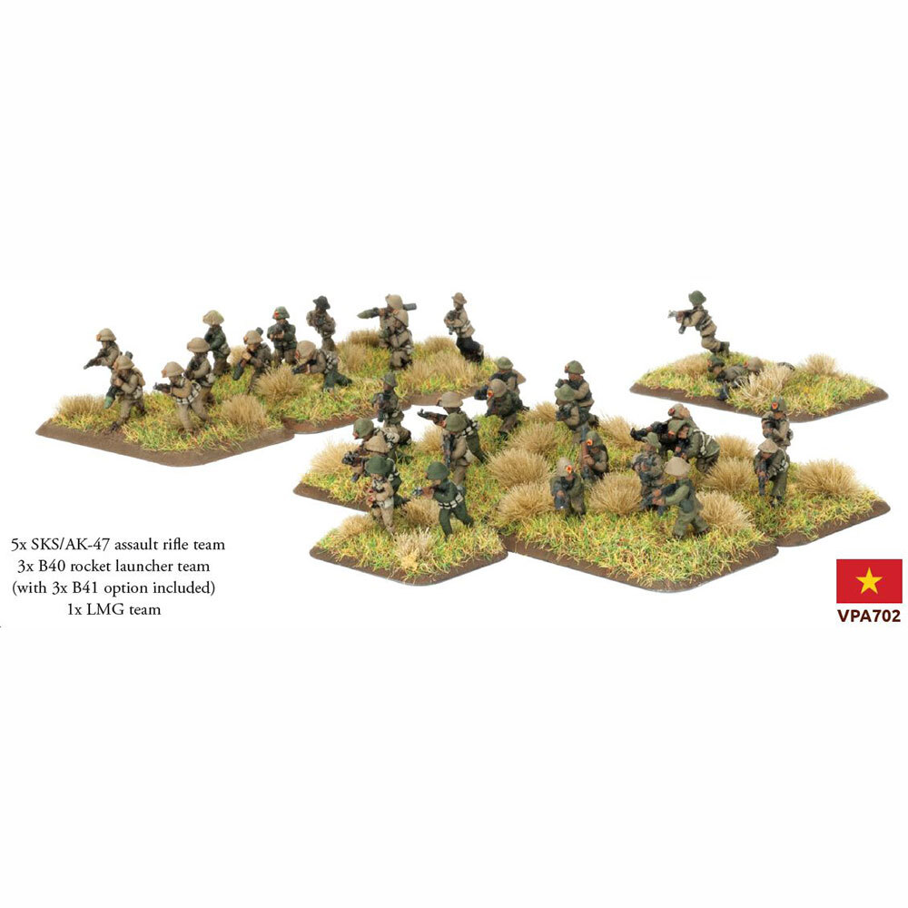 Nam 1965-1972 VPA702 PAVN Infantry Platoon Gaming Miniatures