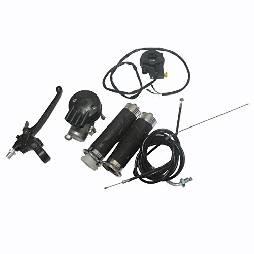 Carburetor Handlebar Throttle Grips and Cable Assembly with Kill Switch for