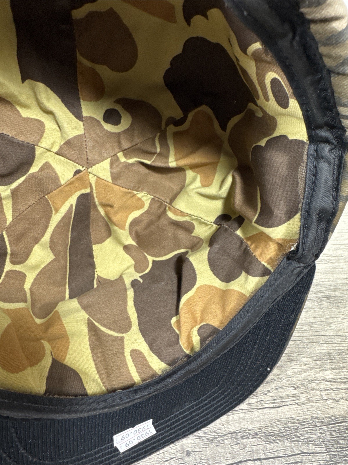 VTG Original Mossy Oak Bottomland Camo Hunting Hat Gore-Tex Thinsulate Size XL