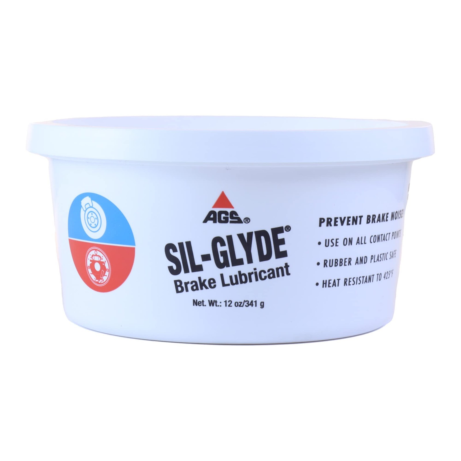 AGS Automotive Solutions SIL-Glyde 12 oz Tub Silicone 12oz, Company BK12