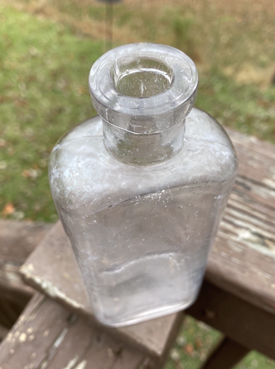 Gump Pure Rye Whiskey Flask Baltimore MD