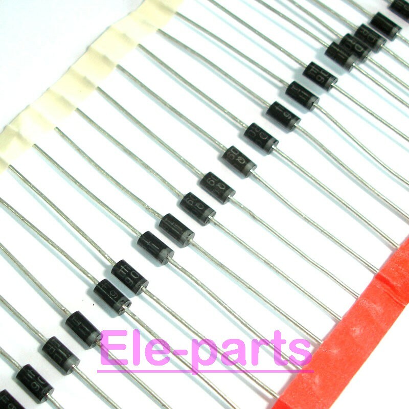 50 PCS 11DQ06 DO-41 Schottky Rectifier, 1.1 A Diodes Chip