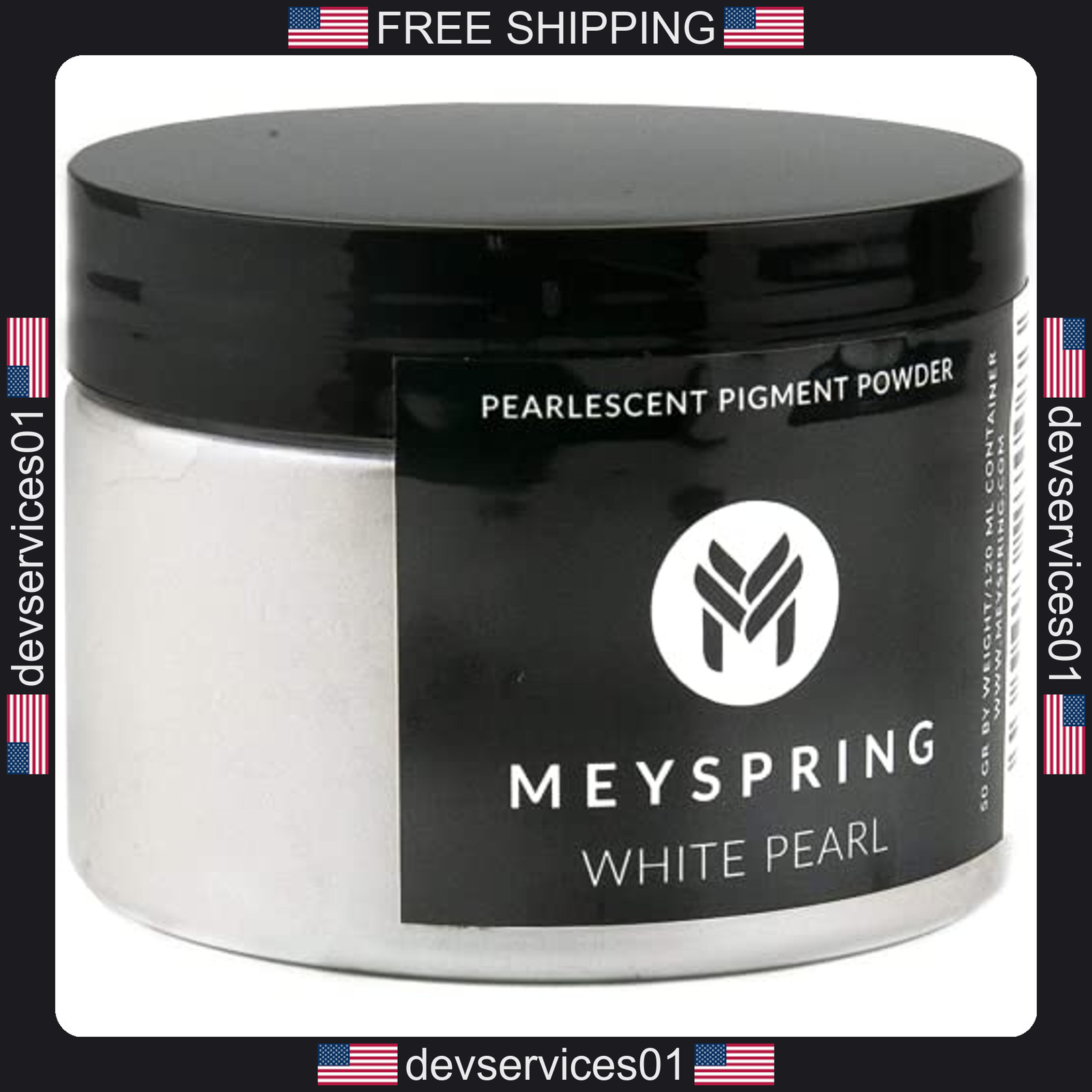 White Pearl Mica Powder for Resin Art Epoxy Wood Jewelry 50g
