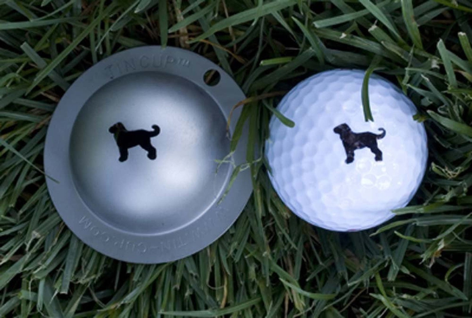 Tin Cup Golf Ball Marking Stencil Dulin the Dog One Size