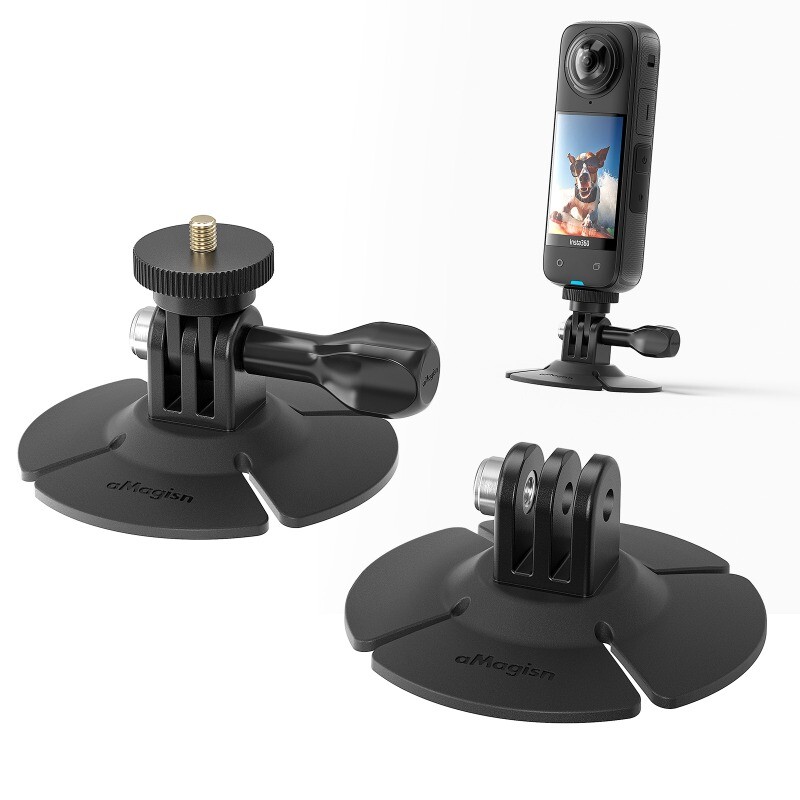aMagisn Flex Adhesive Base for DJI/GoPro/Insta360 Action Camera Helmets