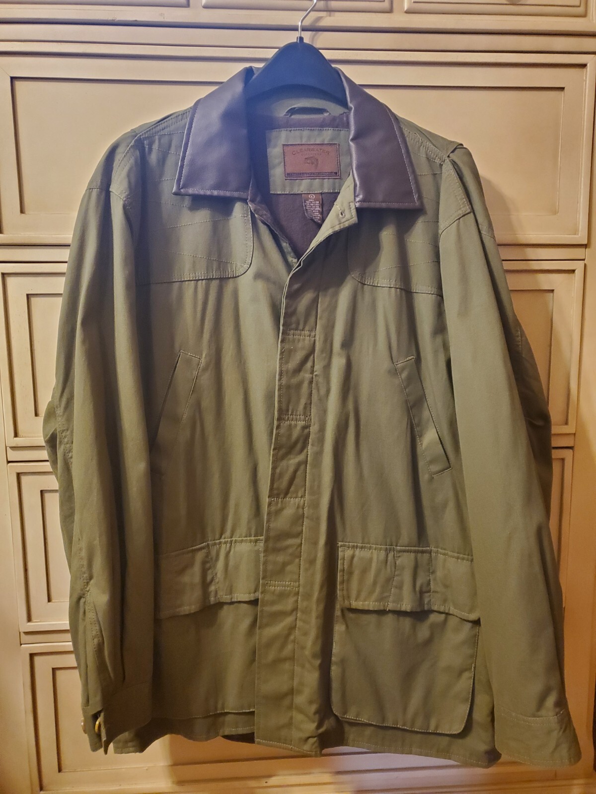 Clearwater Outfitters Mens Sz L Hunting Field Green Jacket Coat
