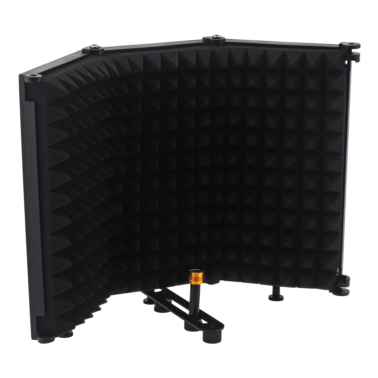Microphone Isolation Shield Microphone Wind Screen Foldable for Recording / Live